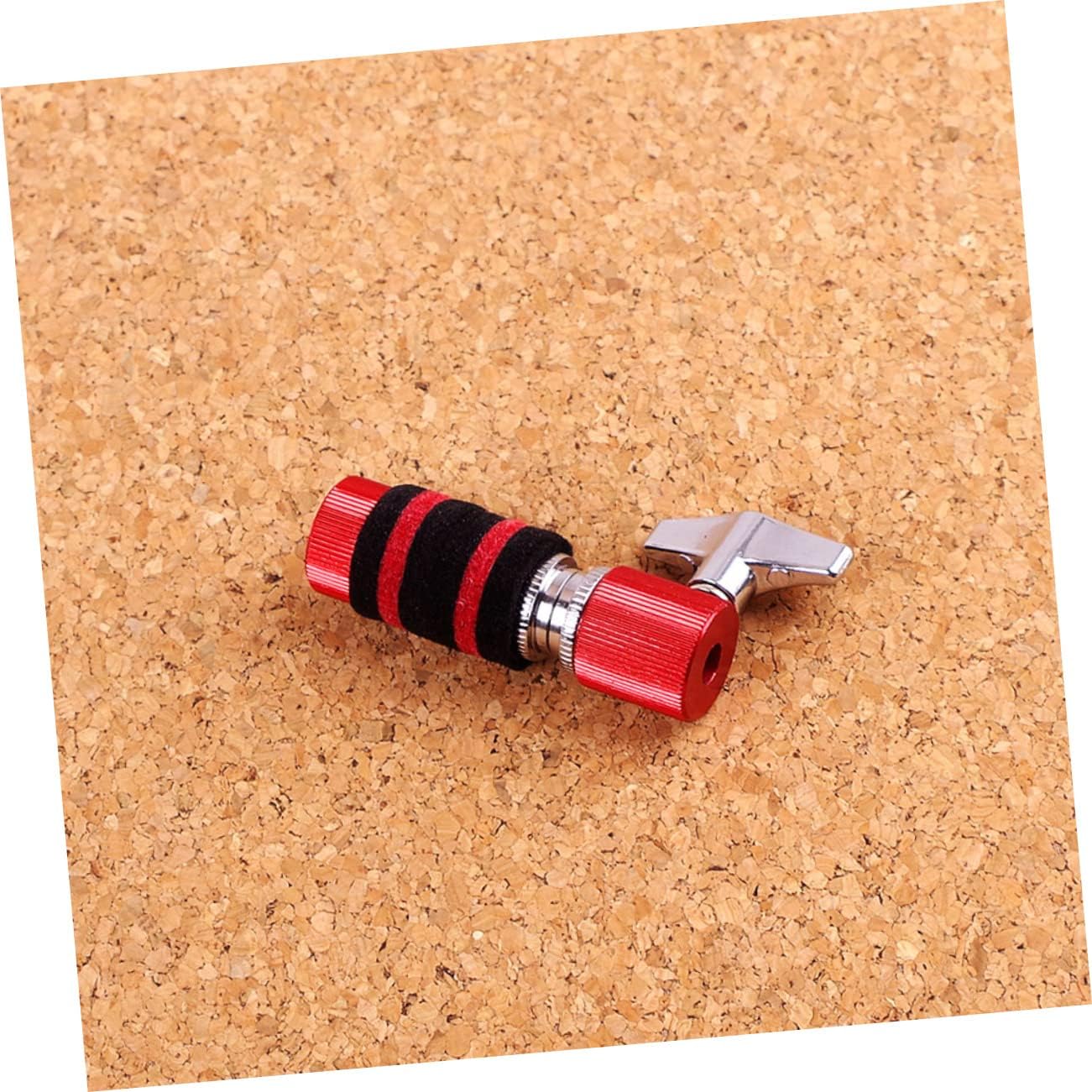 VICASKY Durable Hi-hat Clutch for Drum Cymbal Stand Red Upgraded Design Locking Mechanism Essential Accessory for Jazz and Rock Drummers