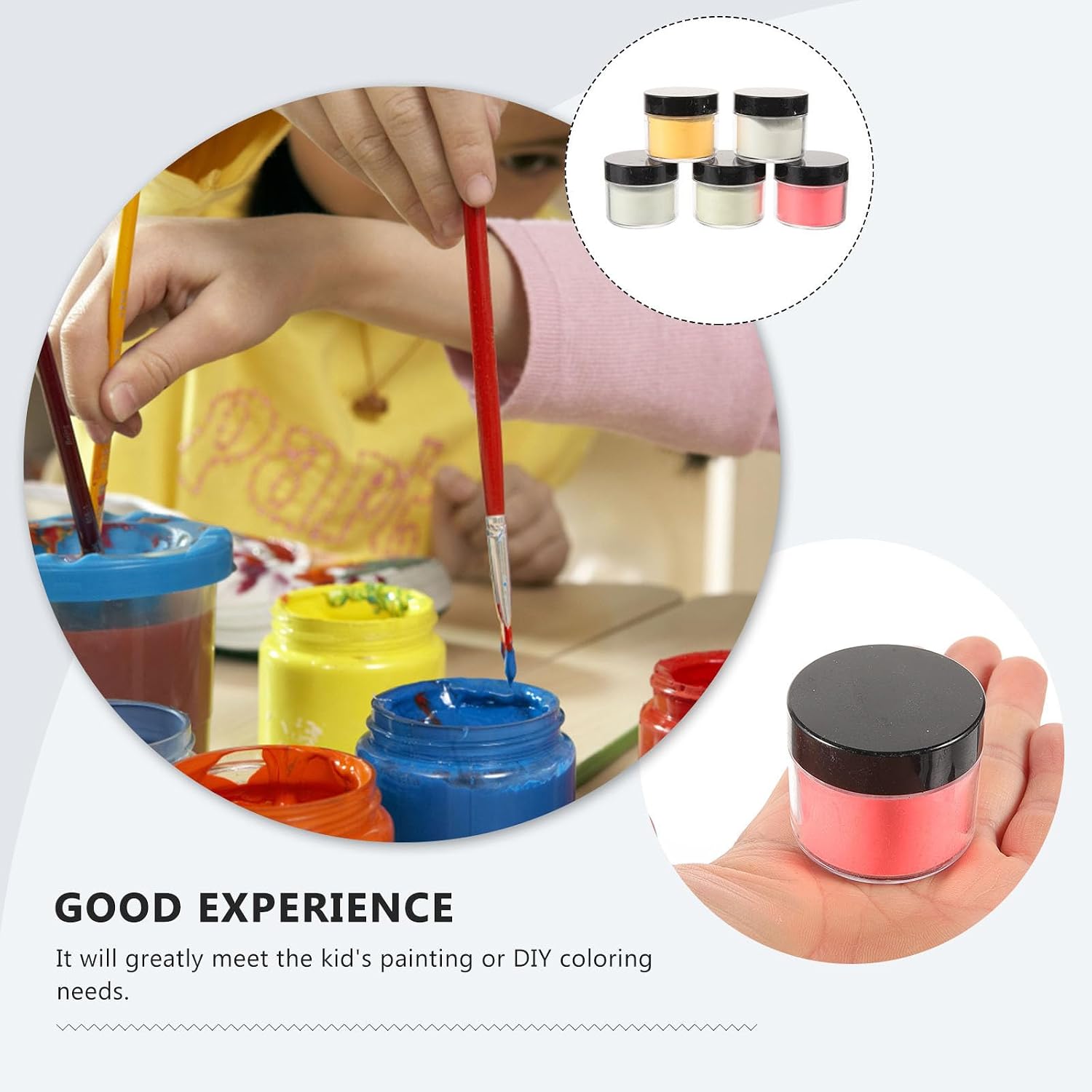 Glowing Pigment Powder 5pcs for Nail Art Decoration Halloween Season