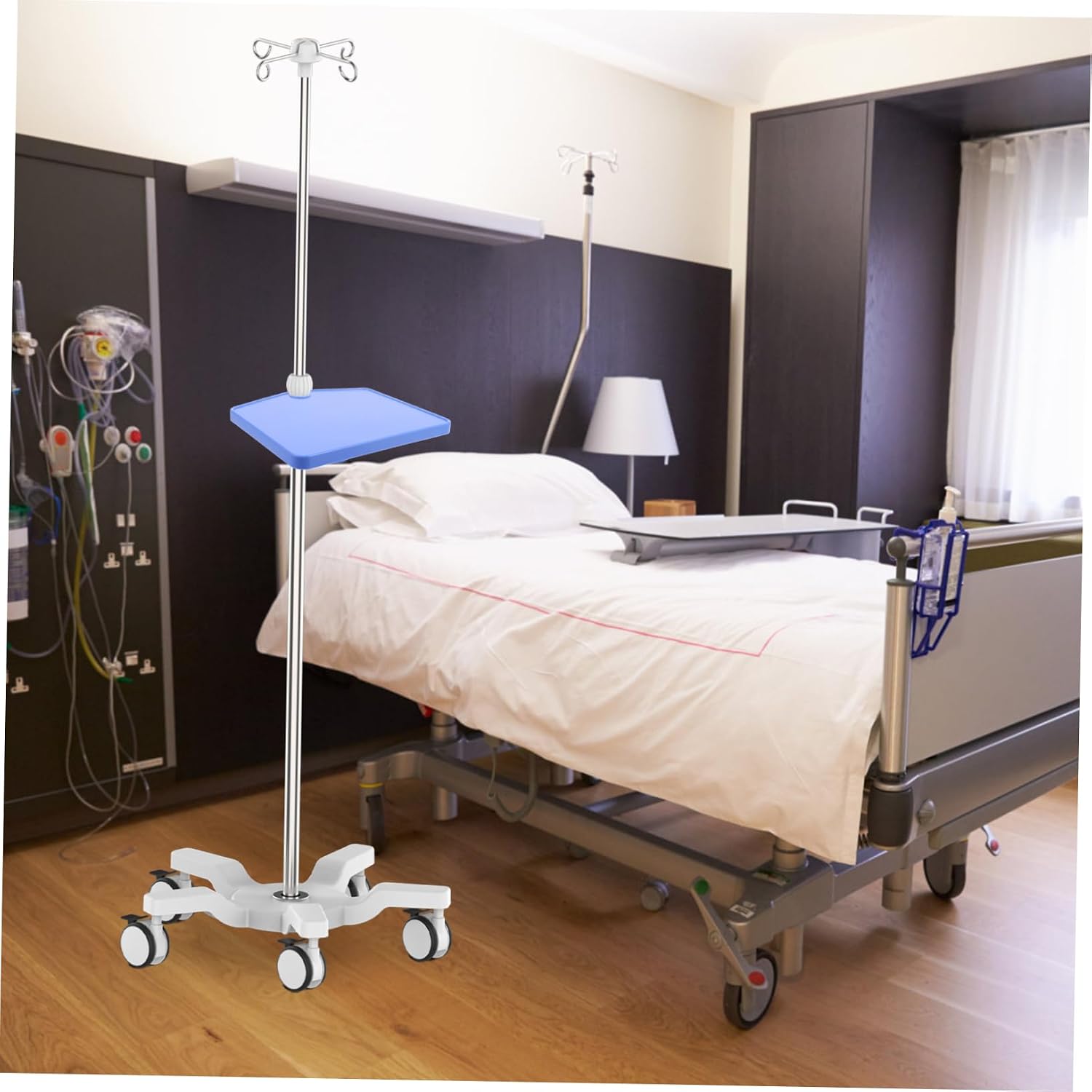 Plastic Iv Stand Accessories Infusion Stand Replacement Tray for Drip Bag Storage Product Holder Platform Lightweight Fit for Hospitals