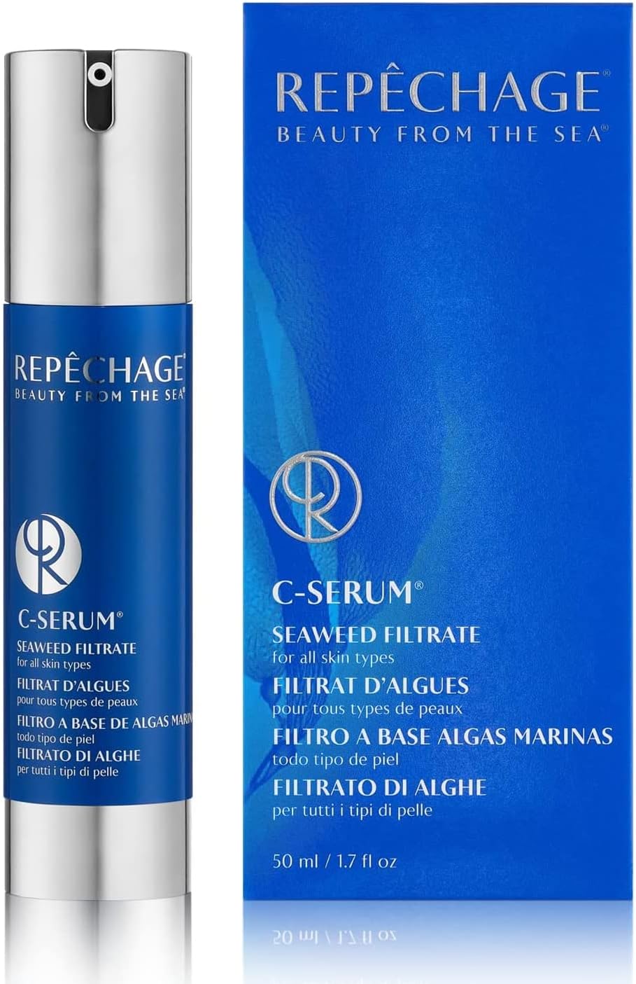 Repechage Facial C Serum for All Skin Types. Lightweight Oil-Free Face Serum Reduce Fine lines & Wrinkles. Extra Boost of Hydration, Softer & Smoother Replenish Moisture & Glowing skin benefits 50ml.