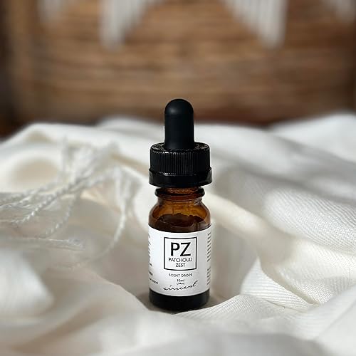 Miniatura 2 de Aceite difusor de ralladura de pachulí, mezcla de aceites esenciales y aroma AirScent de 0.3 fl oz, botella de aceite de fragancia de 34 onzas