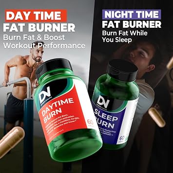 Daytime Fat Burner Supplement for Men & Women,Weight Loss Pills for Women, with Green Tea Extract, Co-Q10, Turmeric, Berberine,Bitter Melon for Metabolism Appetite Support 60 Capsules