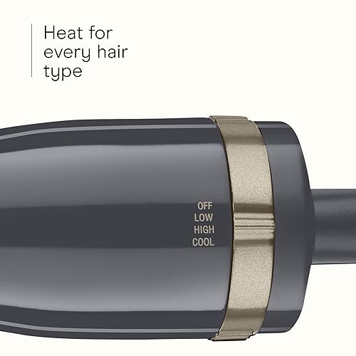 Miniatura 4 de Peine redondo rotador para el cabello Infiniti Pro Spin Air, con aire caliente, 2 pulgadas, color oscuro, de Conair, Estilizador rotativo, giro de