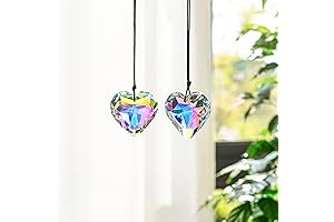 Crystal Hearts to Hang from Ceiling: H&D HYALINE & DORA
