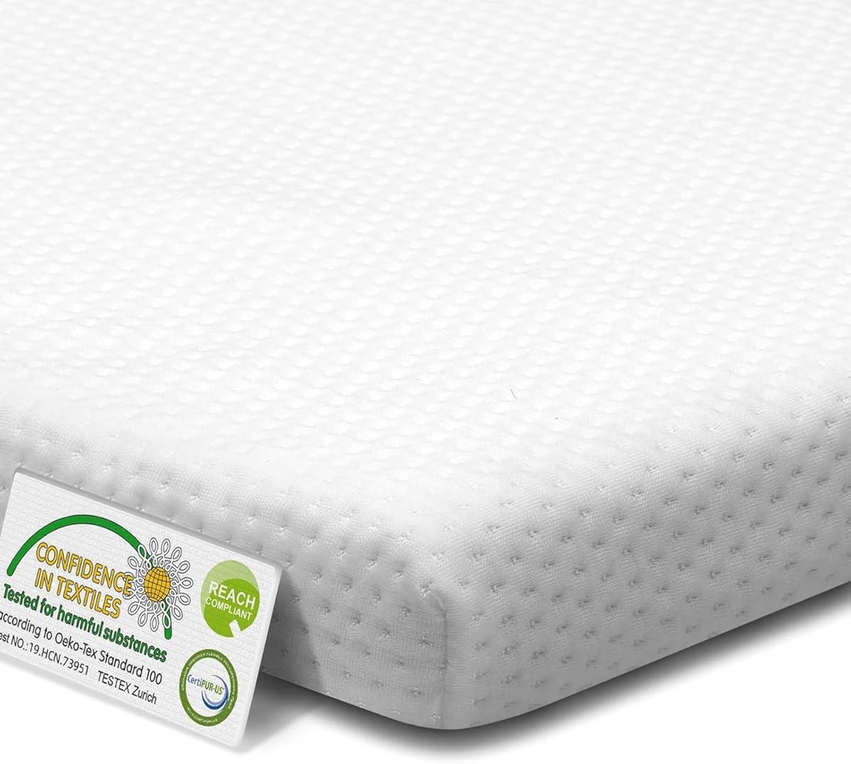 Topper 180x200cm Gel Matratzen Topper H2&H3 6cm Hoch Kaltschaum Matratzentopper aus Bequemem Gelschaum, Abnehmbarem Bezug, ÖEko-TEX®, Certipur-US, Reach Zertifiziert (180x200x6)
