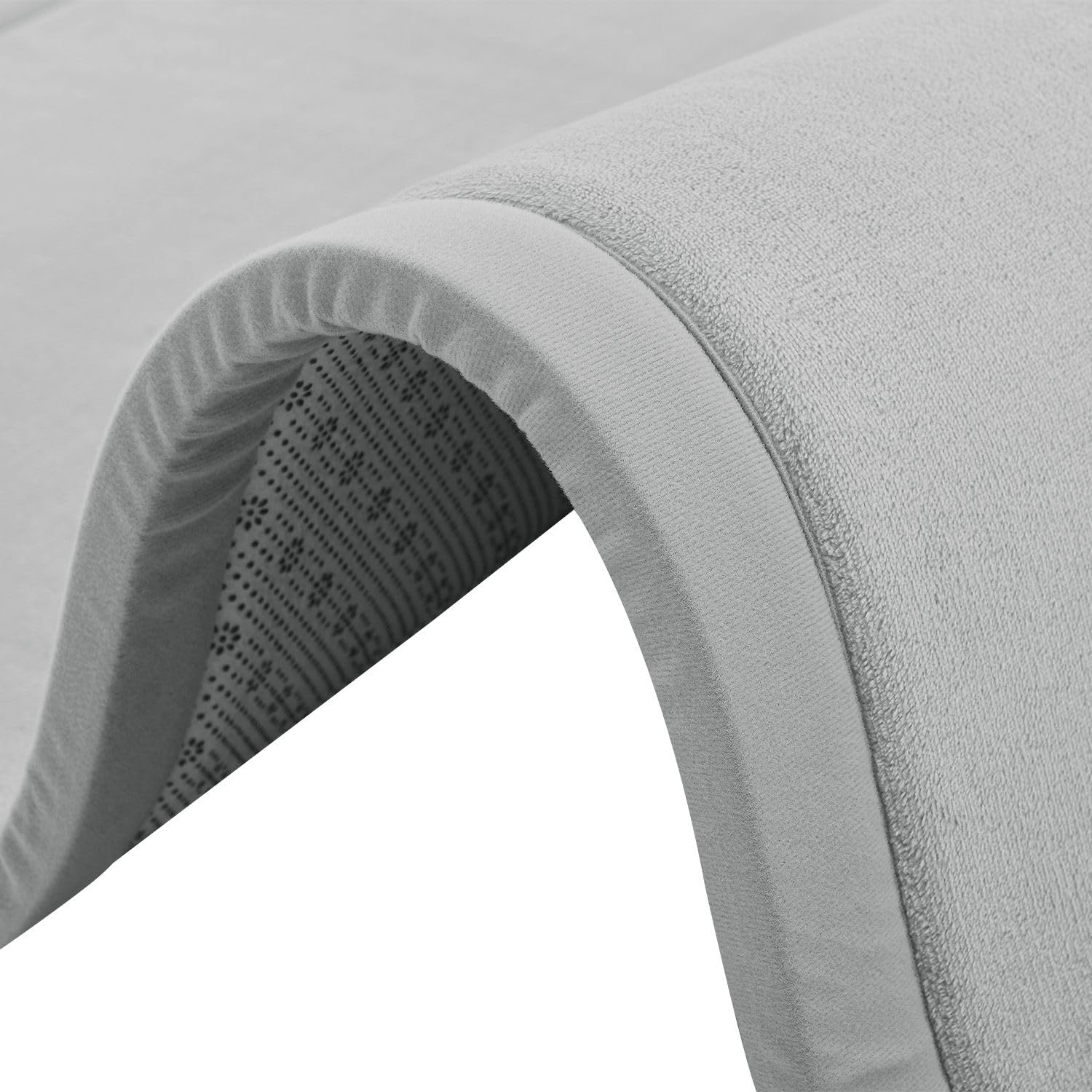 Juskys tappeto morbido e antiscivolo da 180x120 cm per gattonare, ideale per bambino, neonato, yoga – Grigio