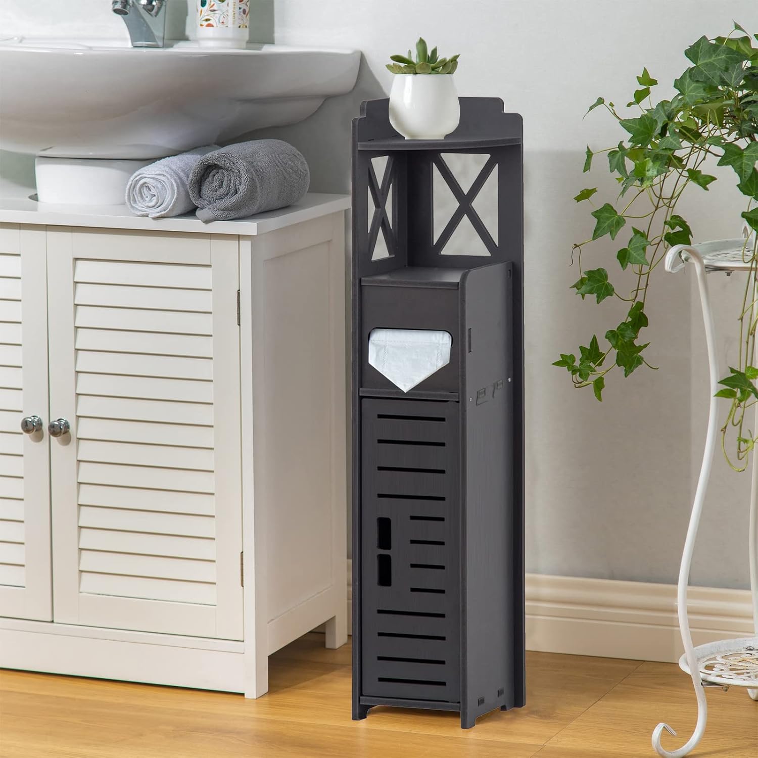 Amazon.com: AOJEZOR Toilet Paper Storage,Small Bathroom Storage for ...