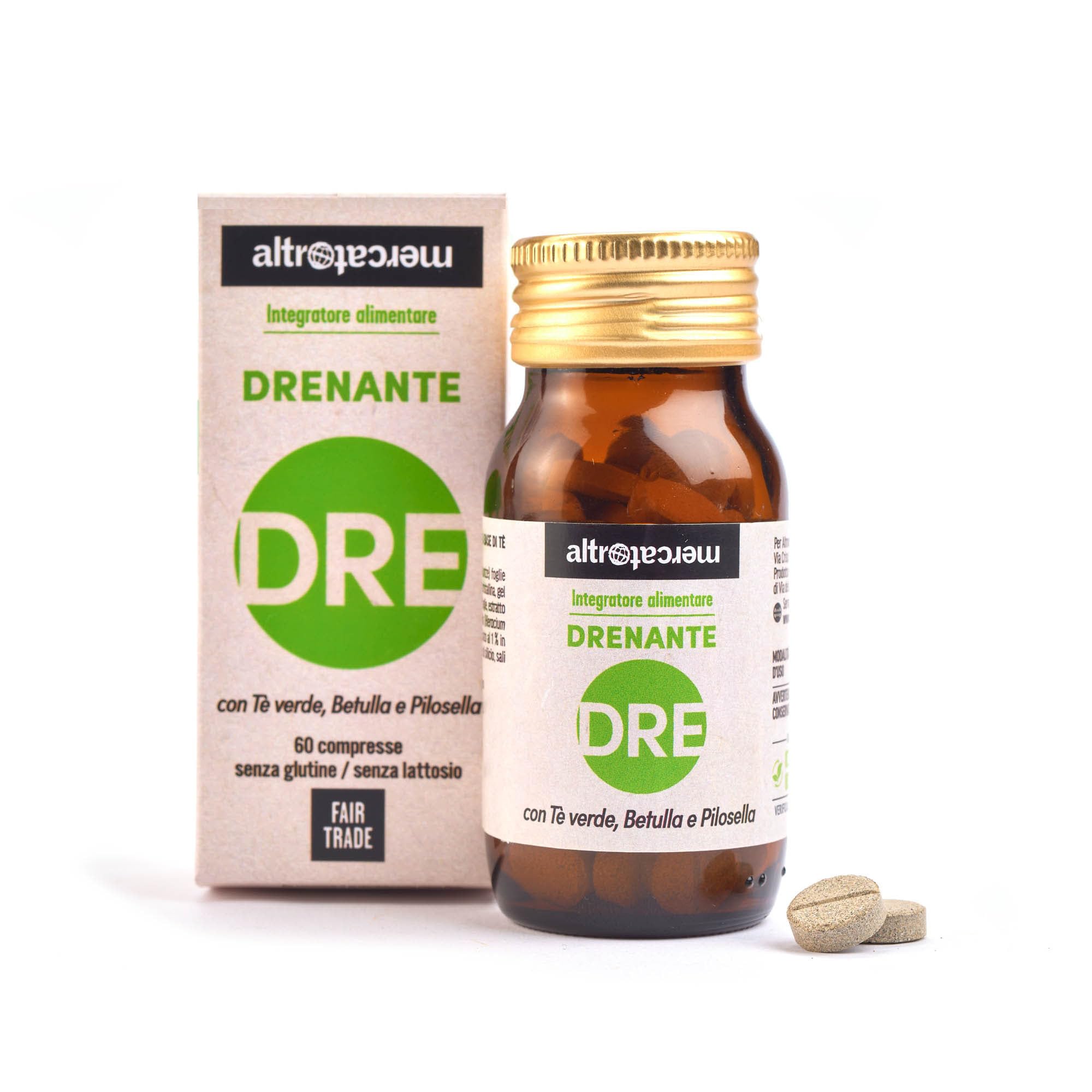 ALTROMERCATO - Drenante integratore in compresse - 60 compresse - 42 g