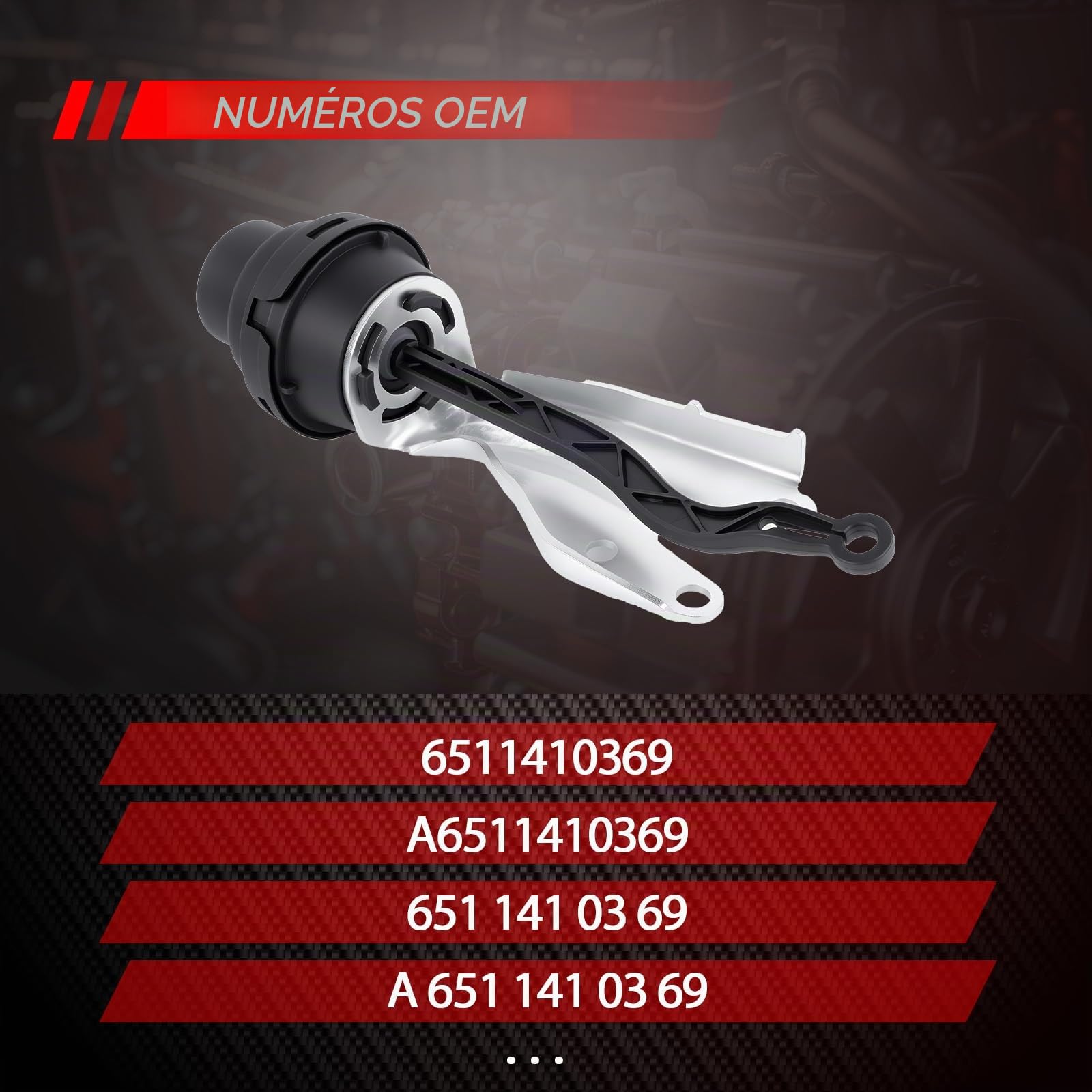 6511410369 A6511410369 Unité de dépression Refroidisseur d'échappement Vanne AGR Classe E W212 C207 Classe C W205 S205 Classe A W176 Sprinter 3-T/3.5-T/ 5-T W906