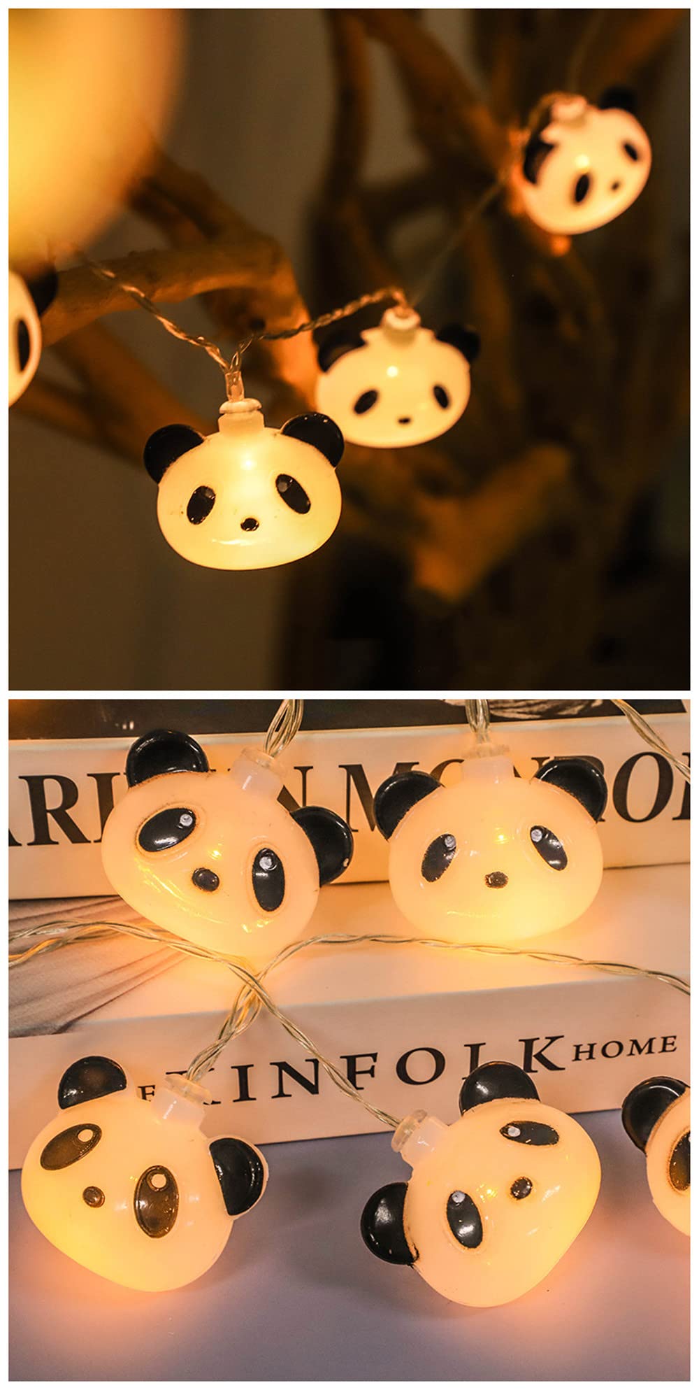 Fantasee Strawberry String Lights - 1.5M Battery Operated LED Fairy Lights For Bedroom & Party Decor