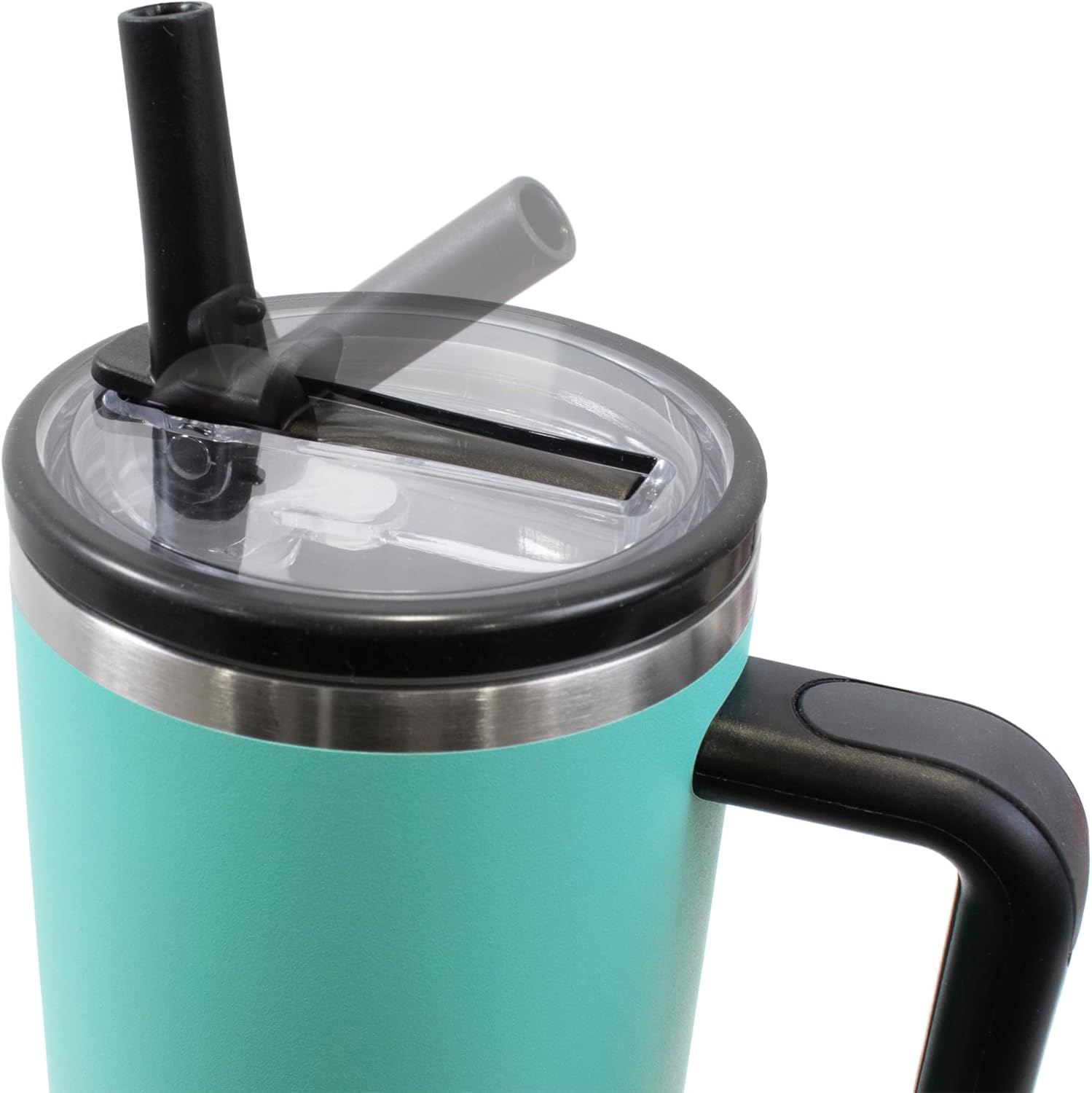 Hy-Pro Officially Licensed Real Madrid 40oz Thermal Flask - 1.13L, Water Bottle with Integrated Straw & Handle, Double-Wall Insulated Travel Mug, Stainless Steel, BPA Free, Great Football Gift Idea