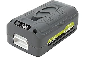 Snow Joe + Sun Joe iBAT40-RM EcoSharp Lithium-Ion Battery: 40V 4.0Ah