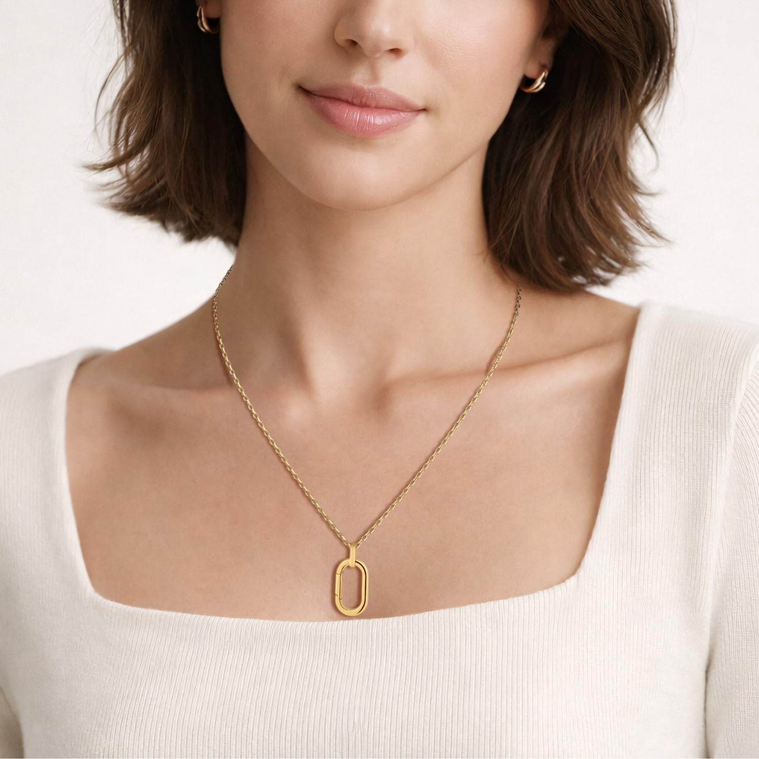 SAMYA Stainless Steel Necklace for Women image 2