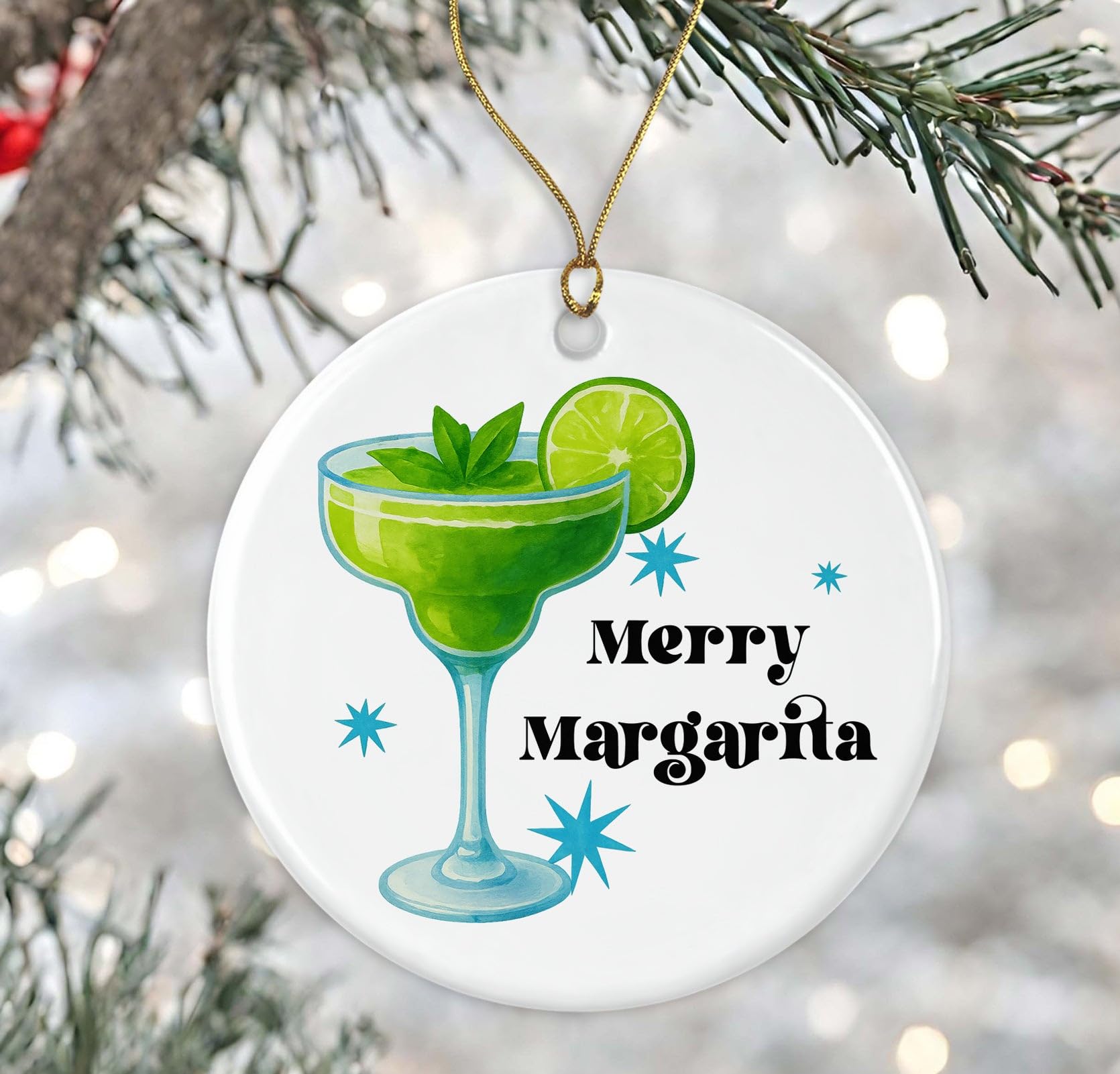 Décoration de Noël Merry Margarita, le cadeau idéal pour amateur de cocktail