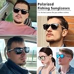 Polarized Sunglasses for Men Women Retro Ultralight Unbreakable Frame Driving Fishing Outdoor Sun Glasses UV Protection