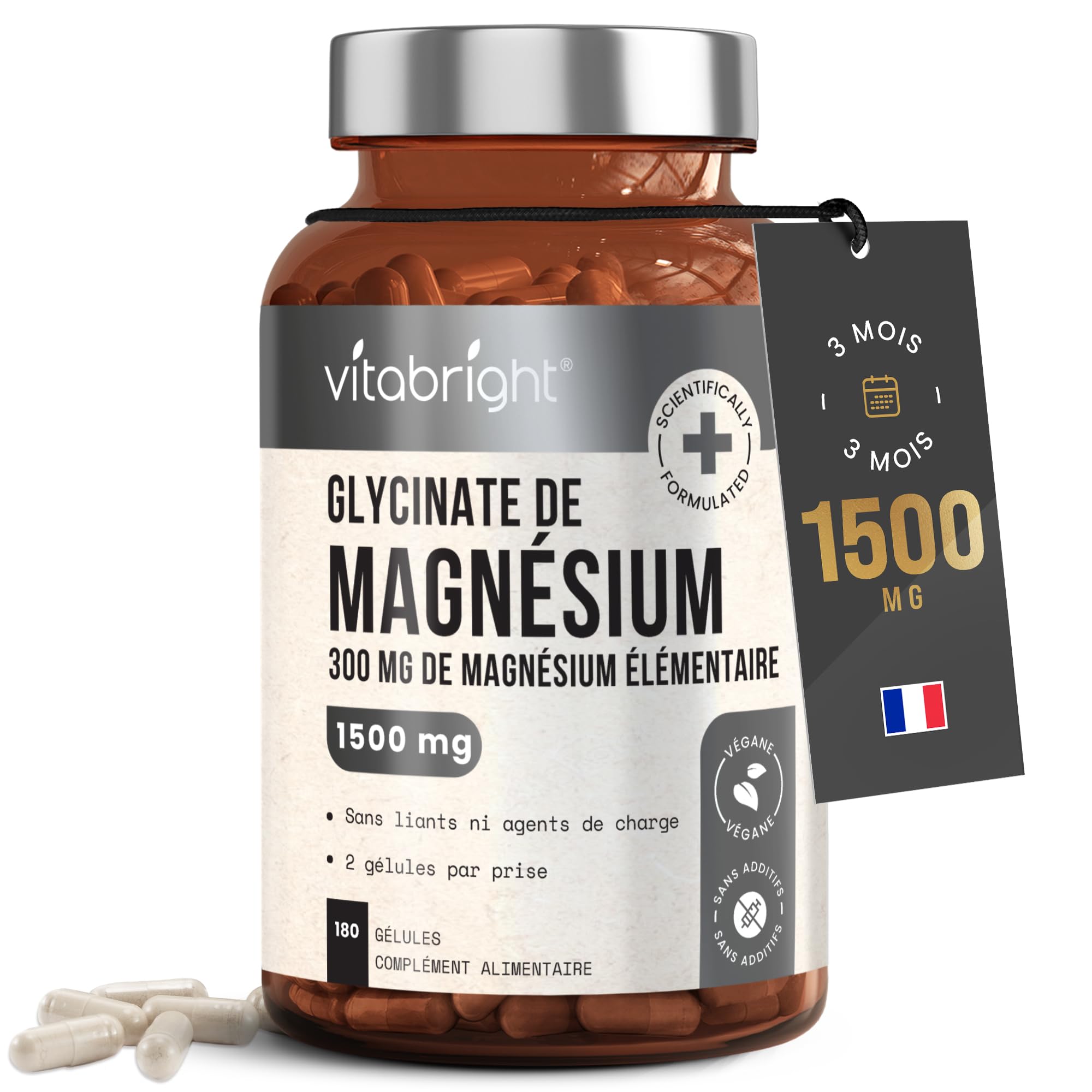 VitaBright Magnésium Bisglycinate Bio 1500 mg