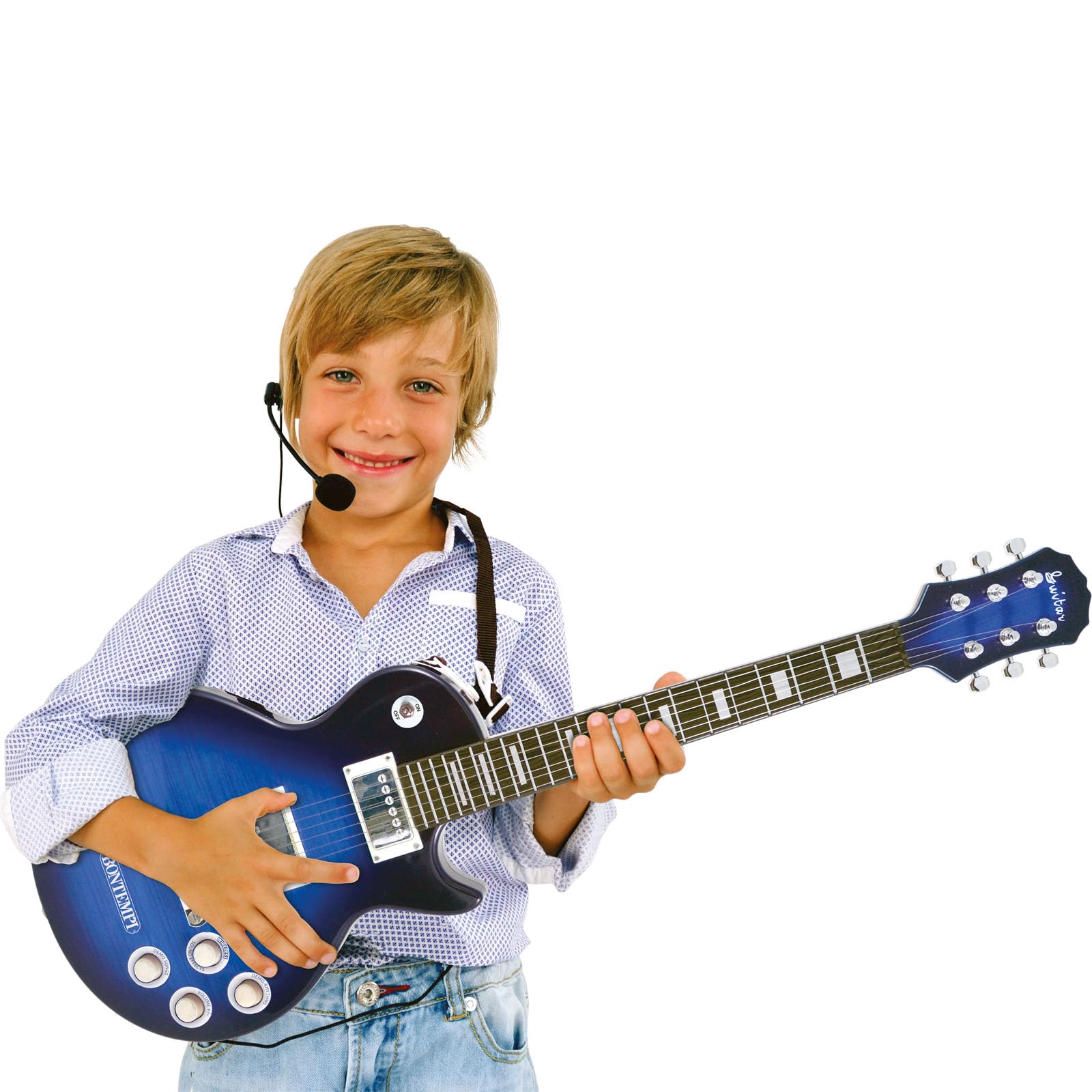 Bontempi | SoundSculpt - Chitarra Elettronica per Esplorare Nuovi Suoni e Creare Musica Senza Limiti con Microfono e Senza Fili