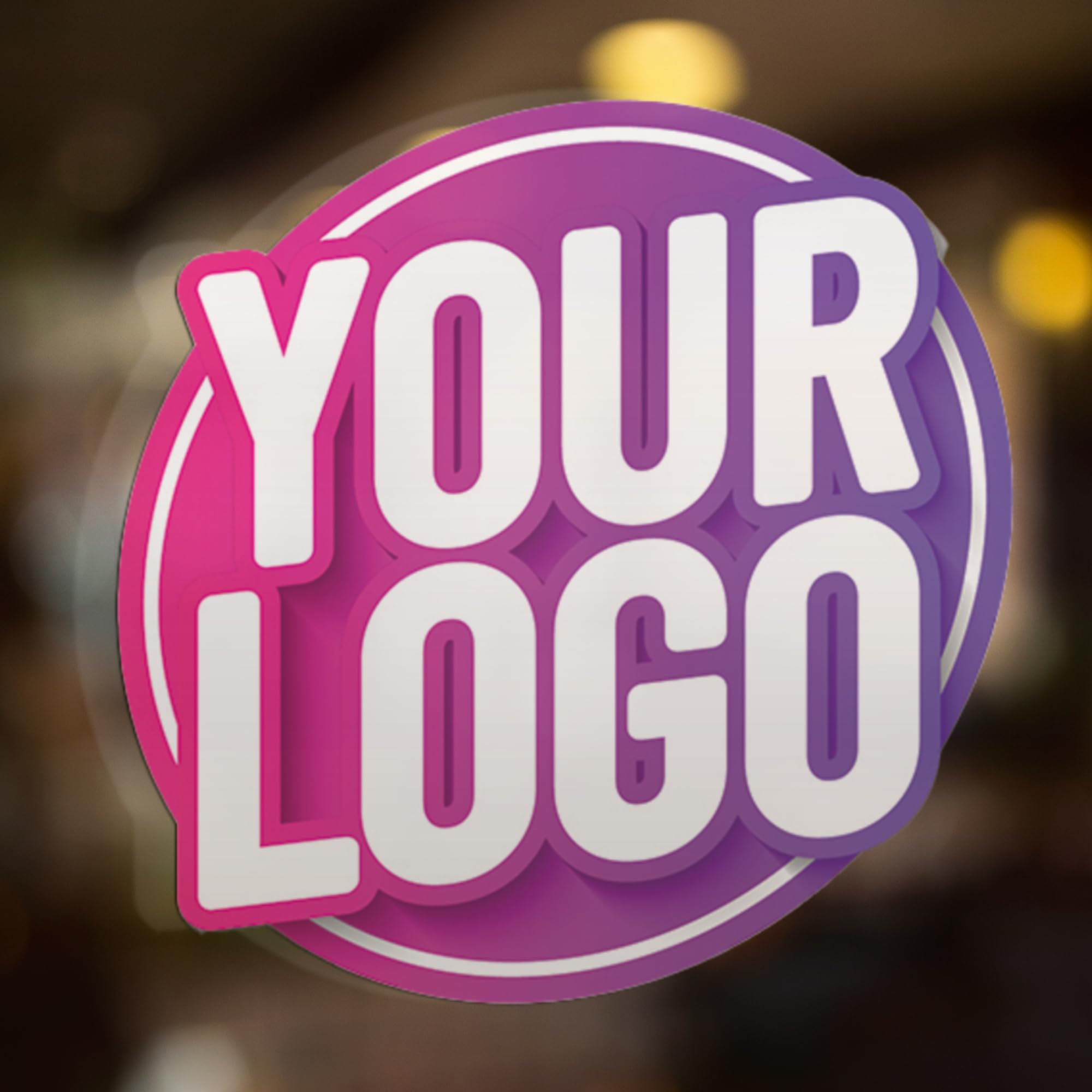 Custom Static Cling Window Stickers on A4 Sheets - Personalised Window Decal - Window Sign (1 x A4 Sheet)