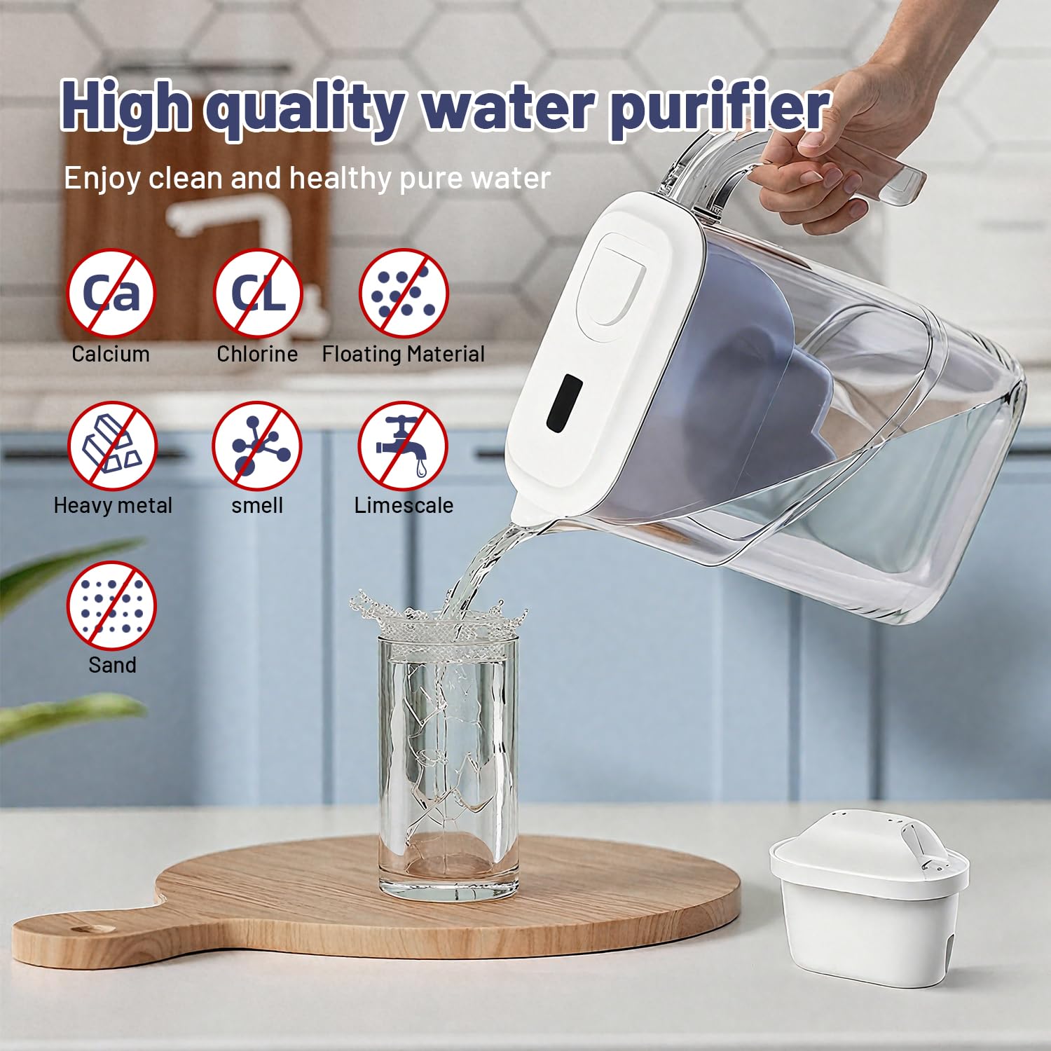 Koala Cartucce filtranti Waterdrop compatibili con Brita Maxtra+ Plus, filtro per l'acqua Maxtra Pro All-in-1, compatibili con le cartucce Brita Marella, certificate TÜV SÜD e NSF (confezione da 12)