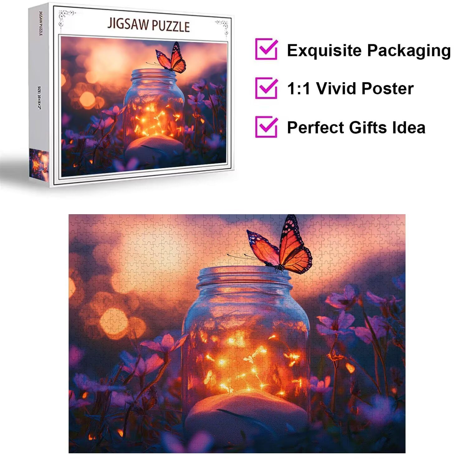 Puzzle 3000 Pezzi Bottiglia Puzzle Adulti, Gioco Educativo, n-681