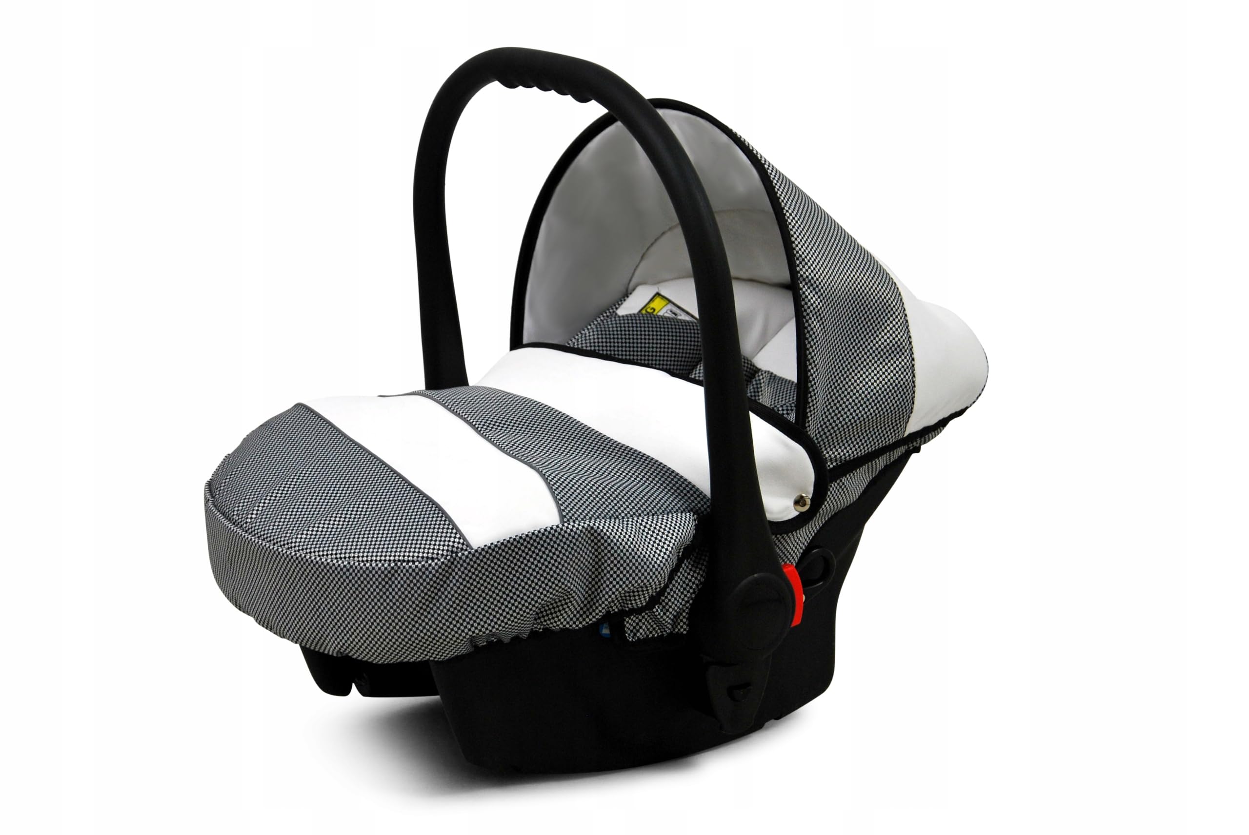 BabyLux® Kinderwagen Set 3 in 1 - White Lux - incl. Babywanne, Buggy Sportsitz, Auto-Babyschale - Autositz - Kinderwagenset - Kombikinderwagen mit Wickeltasche, Regenschutz usw.