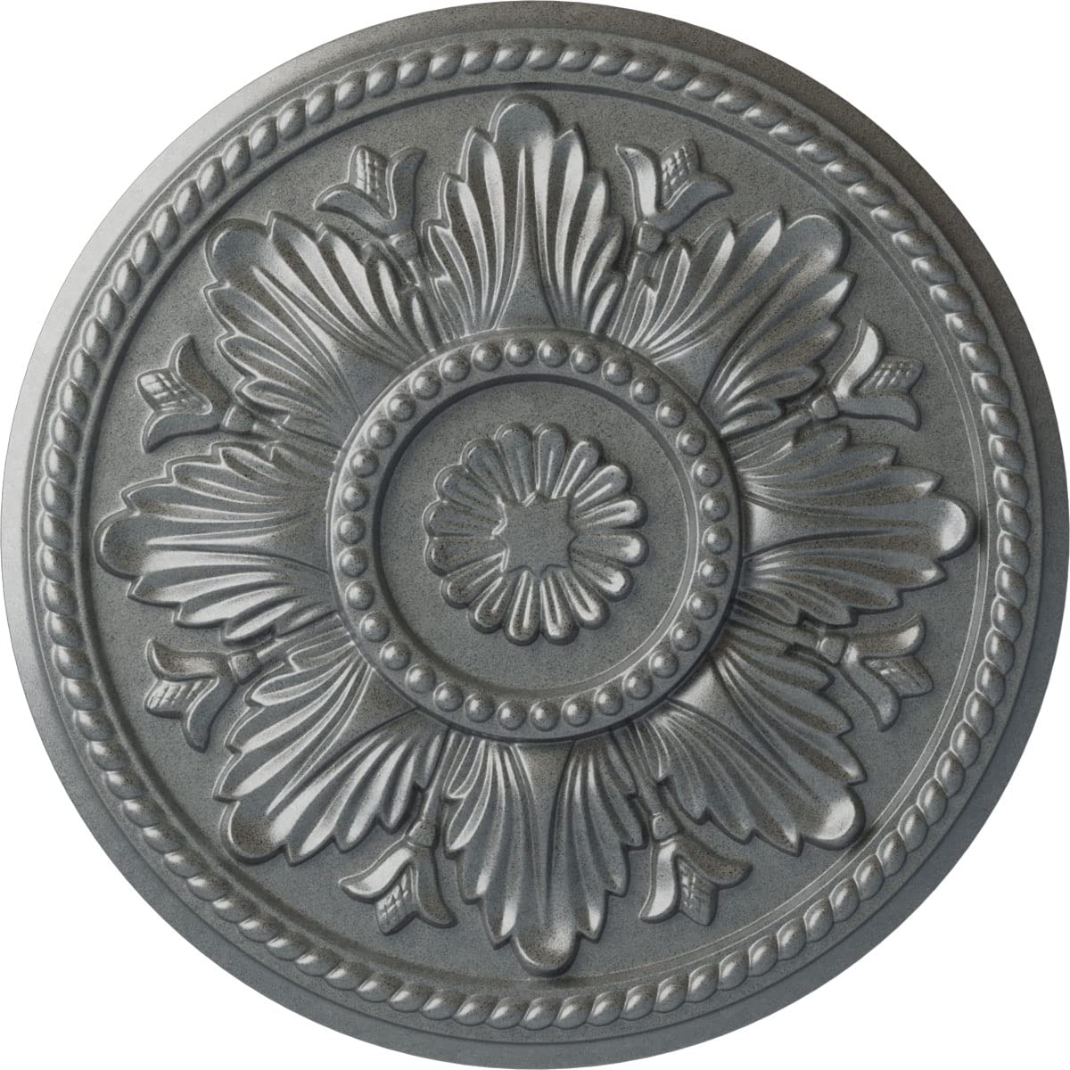 Ekena Millwork CM18EDPLS Edinburgh Ceiling Medallion fits Canopies up to 5 1/4, Platinum