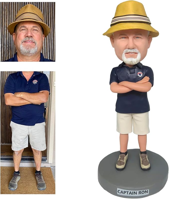 Figuras personales hechas a mano de Bobblehead personalizadas de Yolie hechas a partir de tus fotos | Personaliza regalos de esculturas de cumpleaños, fiestas, promociones y días festivos. Para hombres, maridos, padres, jefes y amigos.