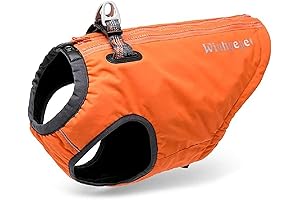 Chai's Choice Safety Dog Harness and Vest Jacket, Orange Small