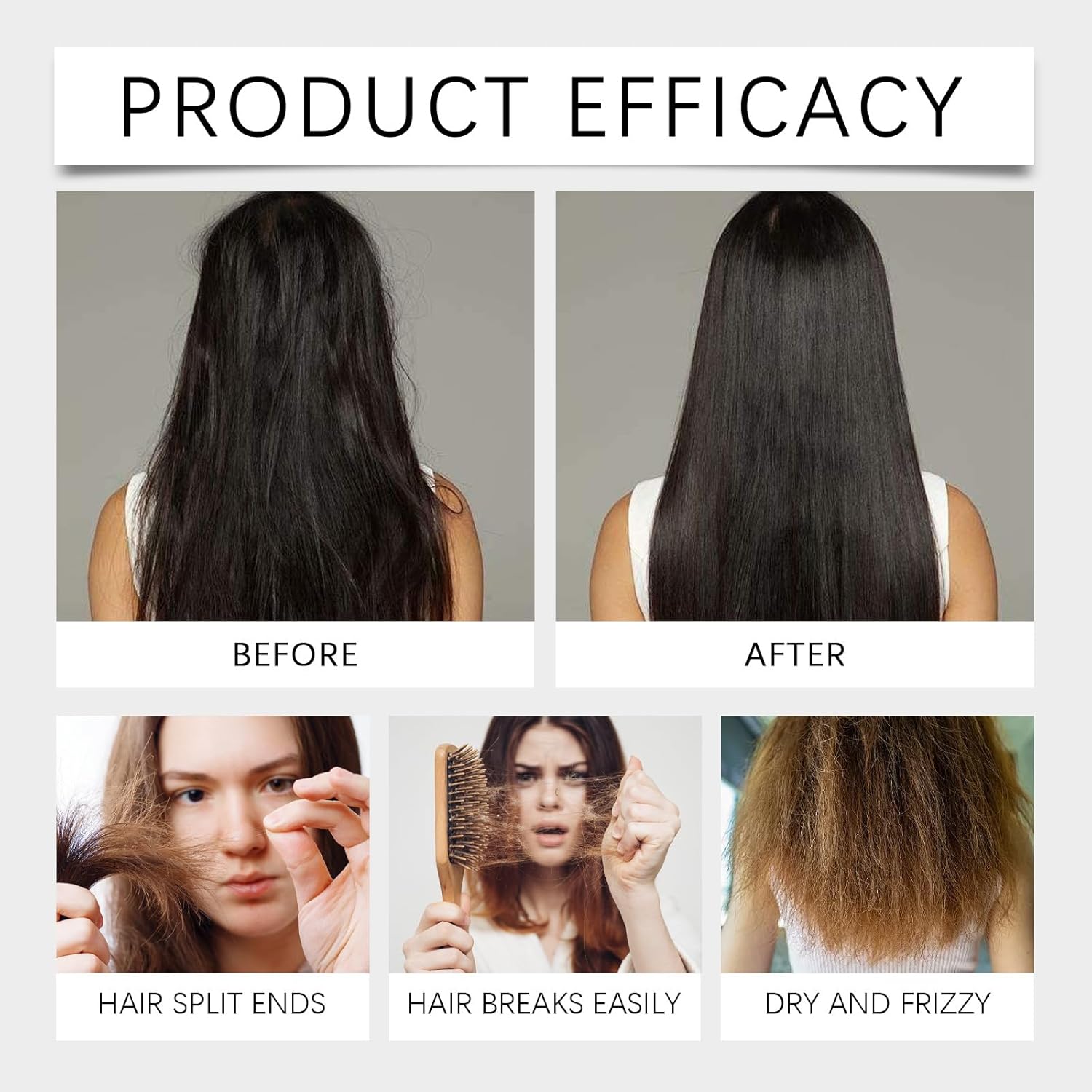 Polypeptide Keratin,Polipeptide Keratin,Crema De Polipeptidos Y Keratina,Crema De PolipéPtidos Y Queratina - Alisado Intenso Y ReparacióN Capilar Profunda,For Dry Damaged Hair (2PC)