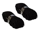 Li-Ning GC002 Cotton Single Layer Towel Grip for Badminton Racquet (Black) Pack of 2 gallery image