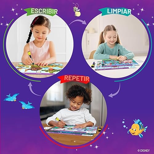 Miniatura 5 de Skillmatics Busca y encuentra el juego educativo de las princesas de Disney: actividades de aprendizaje preescolar reutilizables, juguetes de