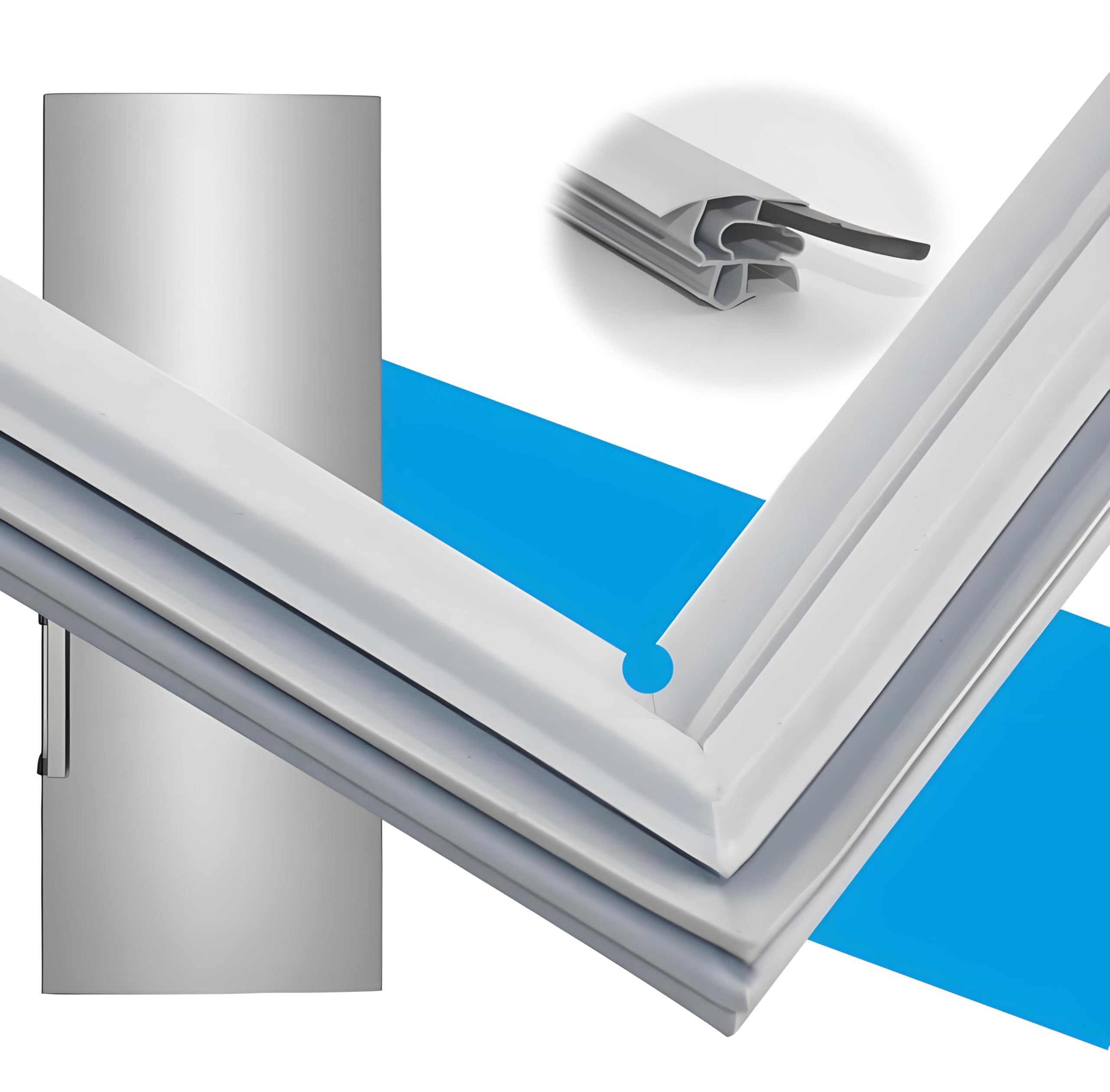 Junta para Puerta de frigorífico, Juego de reparación para frigorífico, combinación de congelador, Goma Universal,para Auto-preparación/frigorífico, Accesorios para refrigeración