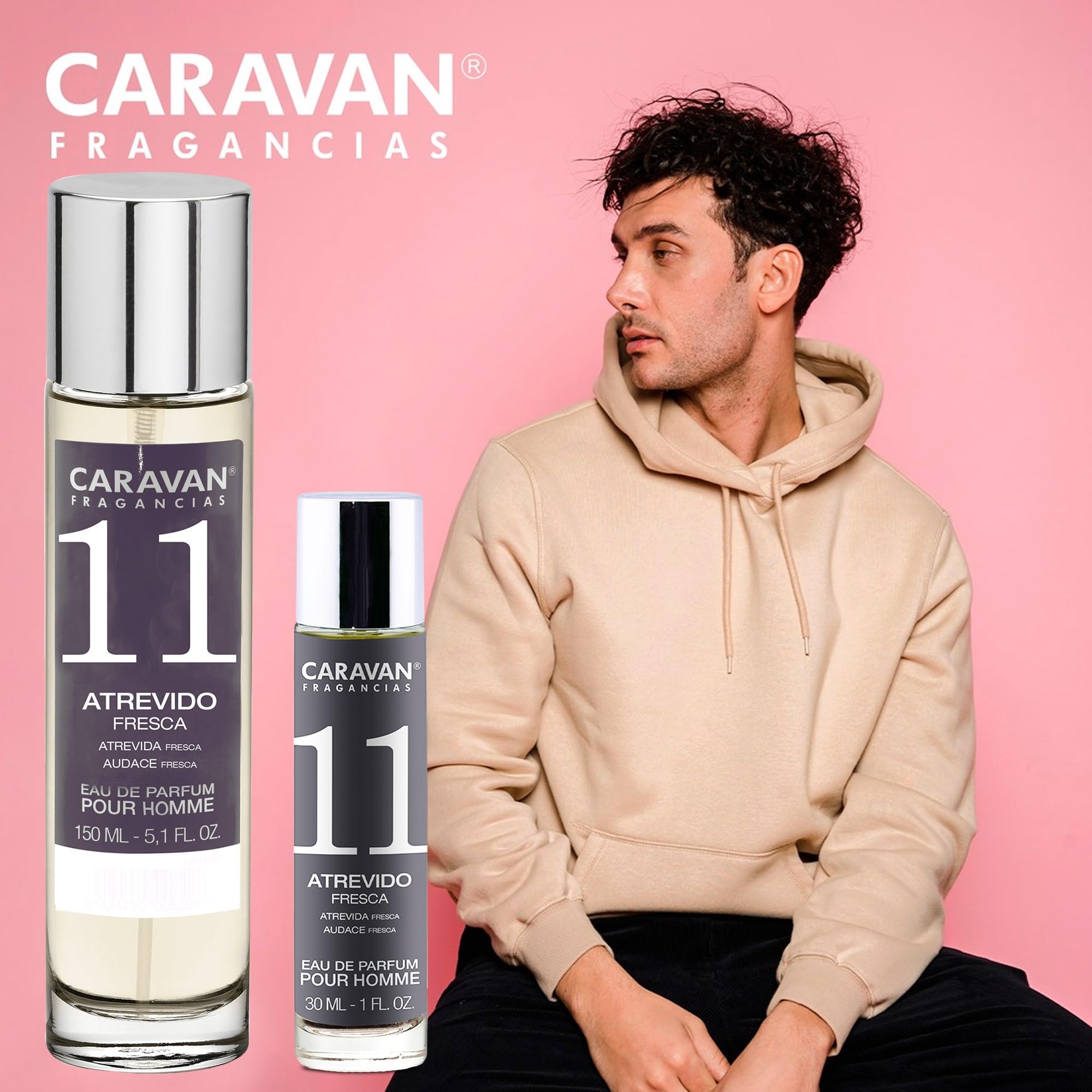 Set de 6x 150ml Caravan perfume de hombre Nº11