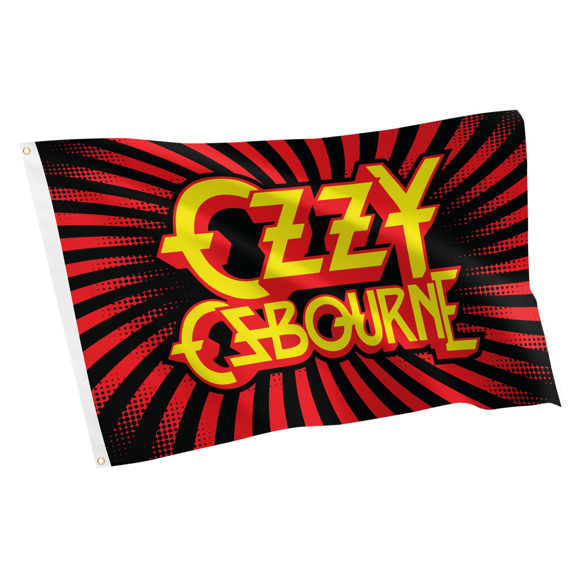 Desert Cactus Ozzy Osbourne Flag 100% Polyester Indoor Outdoor 3x5 feet Band Flags (Flag C)