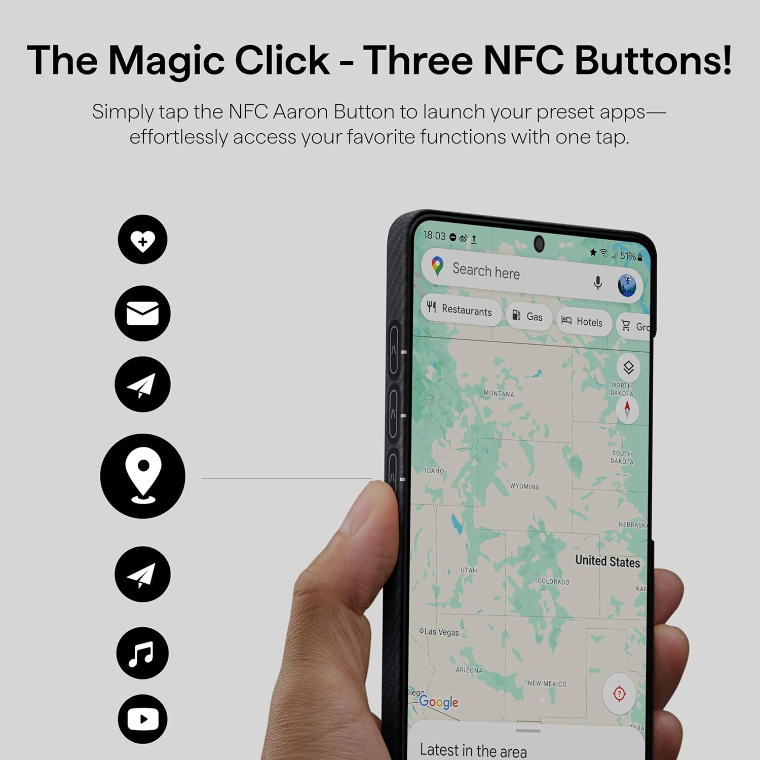 pitaka for S26 Ultra Case, 6.9 Inch, Compatible with MagSafe, Ultra-Slim Samsung Galaxy S26 Ultra Case with Aaron Button, 600D Aramid Fiber Woven [Edge Case - Black/Grey]