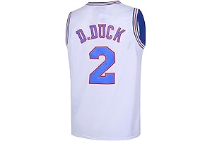 #2 D Duck Basketball Jersey for Men Movie Couples Halloween Costume