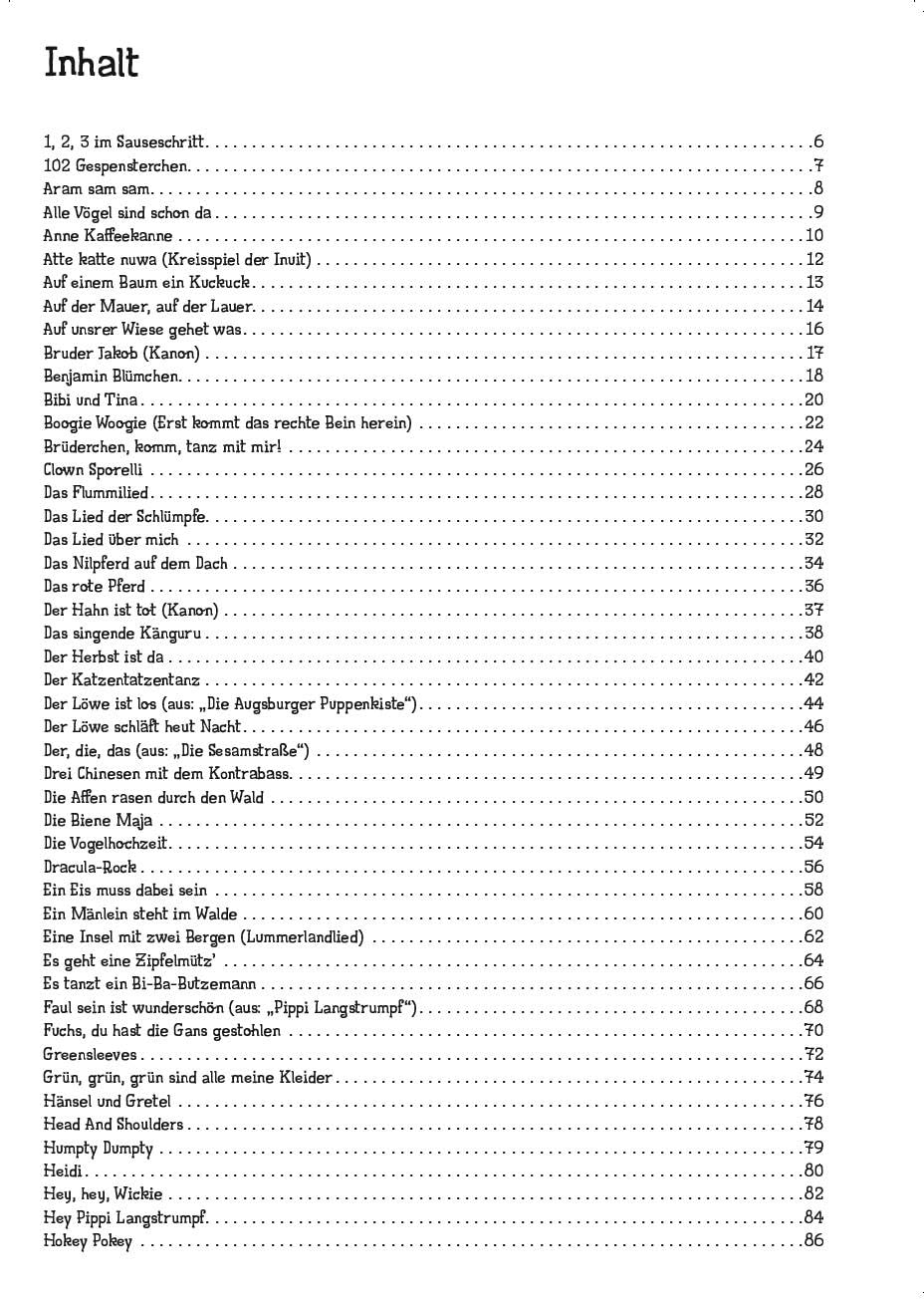 100 Kinderlieder für Ukulele
