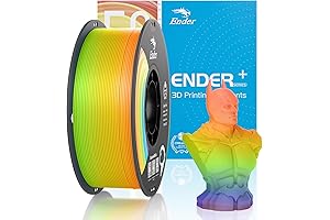 Creality PLA PRO Rainbow 1.75mm Filament: Vibrant Color Change for 3D Printing Excellence