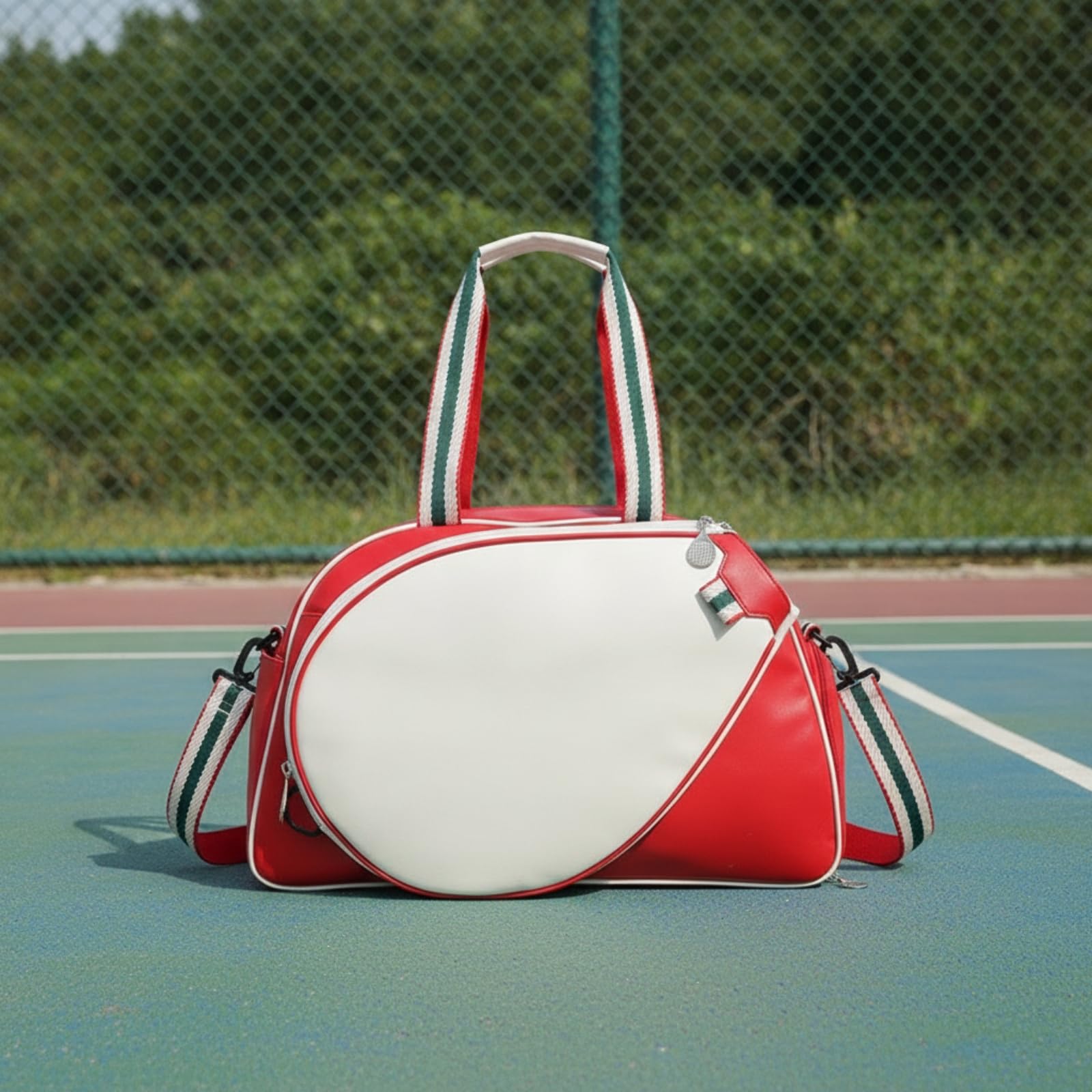 KESOTO Bolsa Impermeable para Raqueta y Accesorios con Capacidad Organizativa para Ropa y Calzado con Reforzadas y Correa Ancha Ajustable Acuada para Jugadores Bádminton