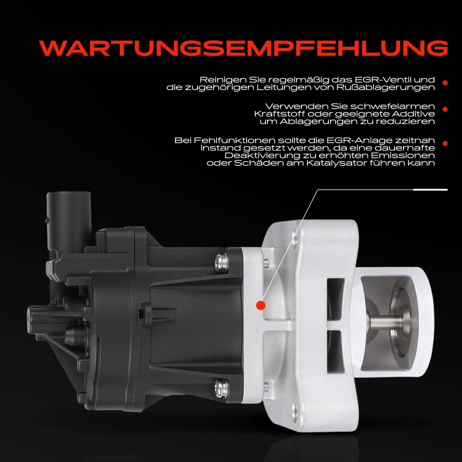 Frankberg Valvola EGR (Electronic Gas Recirculation) per motori diesel | Compatibile con: Captiva C100 C140, Orlando J309, Cruze Hatchback J305, Antara L07, Cruze Station Wagon J308, Cruze J300