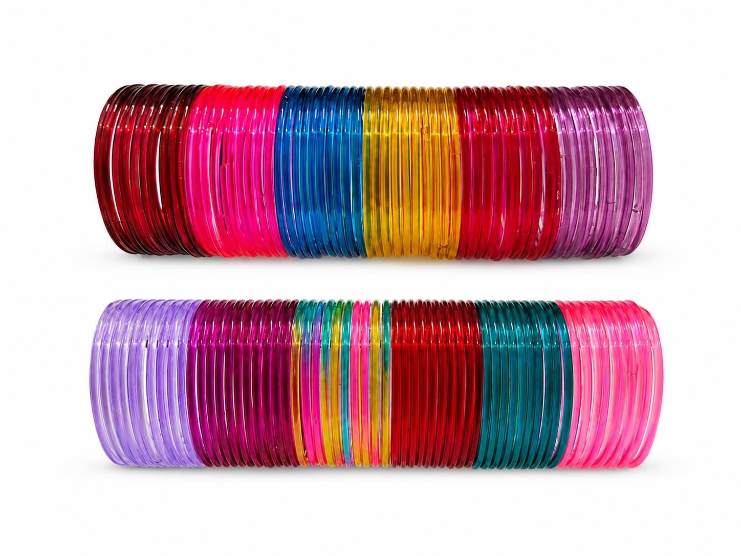 Trendy Glossy jelly Glass Bangles For Women| Fancy Designer Glass Bangles | Traditional Chudi | Kanch Ki Churi | Stylish Bangles For Women - Set Of 12 colour (each colour 10 bangle each)-picture-42