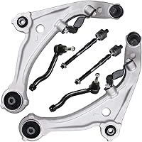 Vista 37 de Detroit Axle - Kit de extremo delantero para Chrysler 300 Dodge Charge 2011-2018 Challenger, 2 brazos de control traseros inferiores, 2 barras