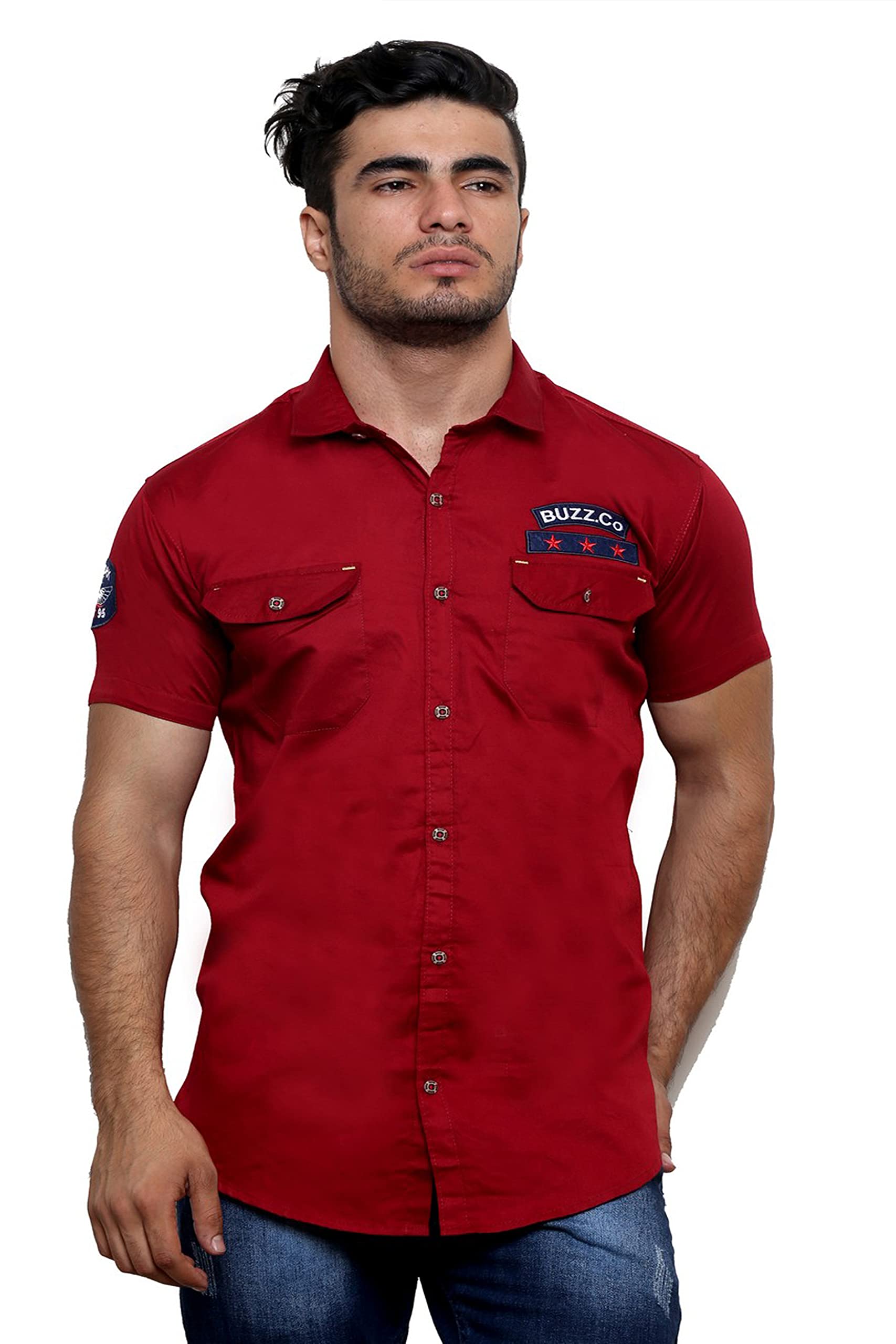 VILLAINSlim Fit Casual Shirt