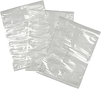 Vista 1 de Bolsas selladoras de vacío manuales VS-10HB, pequeñas, transparentes, paquete de 24 unidades, De Nesco, Transparente