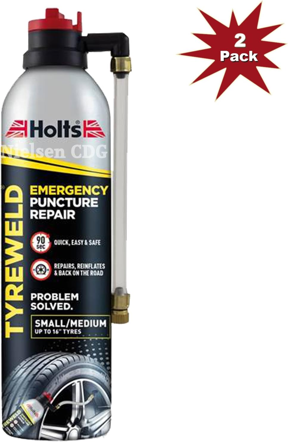 Holts Tyreweld Emergency Tyre Repair 400ml 2pk Amazon.co.uk Automotive