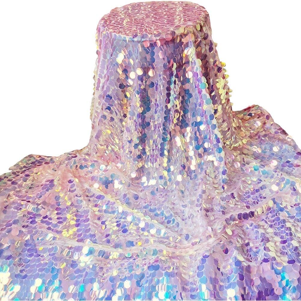 Tissu sequin sirène de haute qualité pour robe de mariée sur mesure