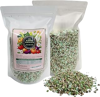 All Purpose Fertilizer 14-14-14 Organic-based, with 80% Stabilized Nitrogen and Micronutrients, A Controlled Release Ferti...