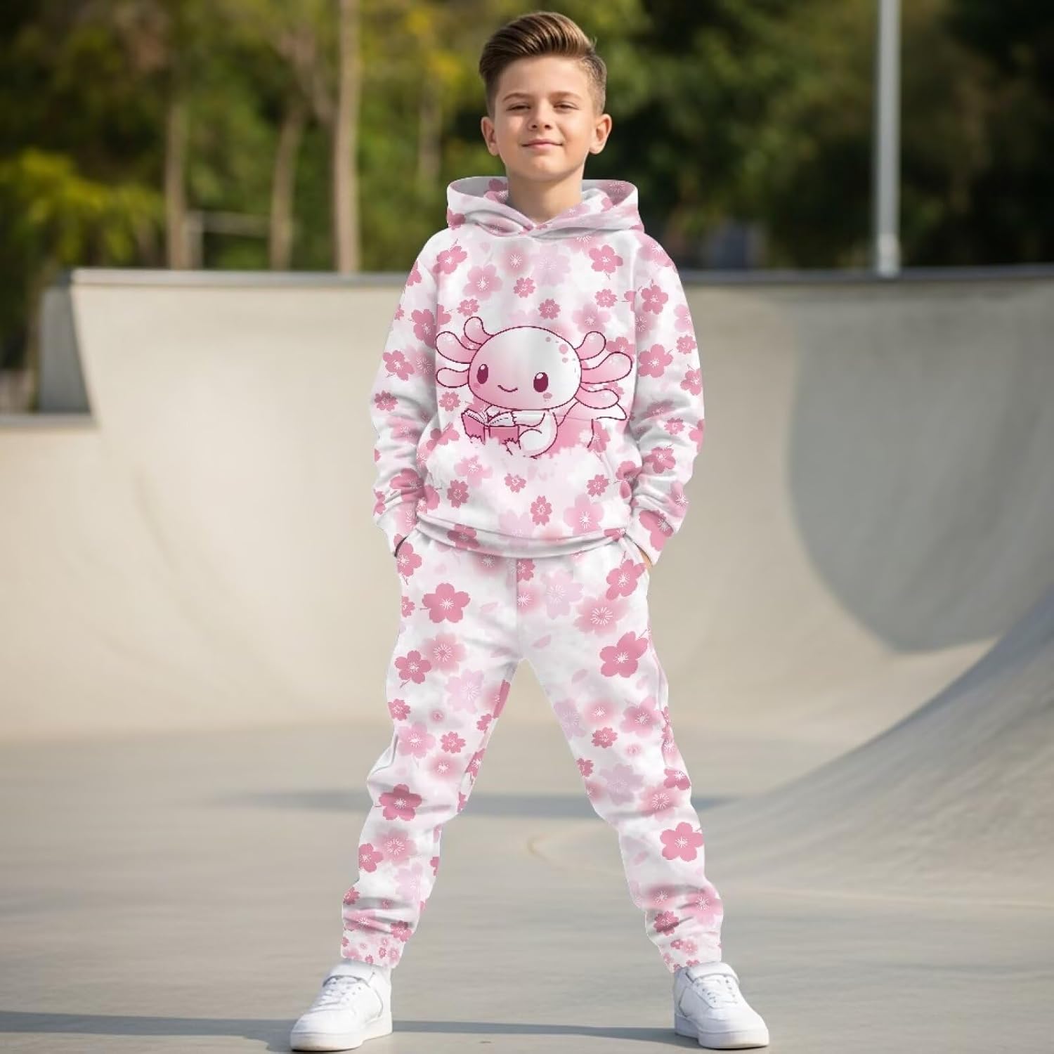 Pensura 2-Piece Jogger Set – Lightweight Pullover Sweatshirt and Sweatpants Outfit