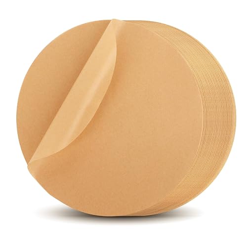 MFJUNS 200Pcs 8-Inch Round Baking Parchment Paper