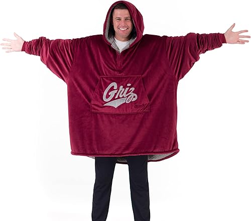 Miniatura 3 de THE COMFY - Manta portátil original de sherpa y microfibra, viene en tamaño extragrande, con cremallera de un cuarto, de talla única, y vista en